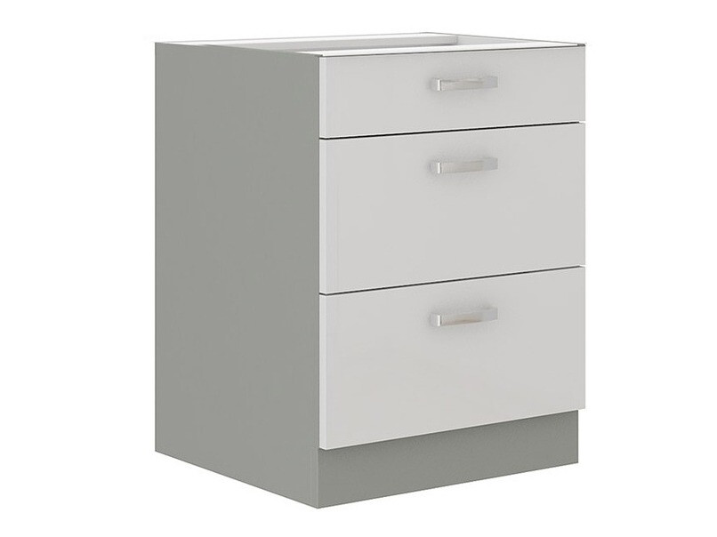 Skápaeining með skúffum Multi White 105