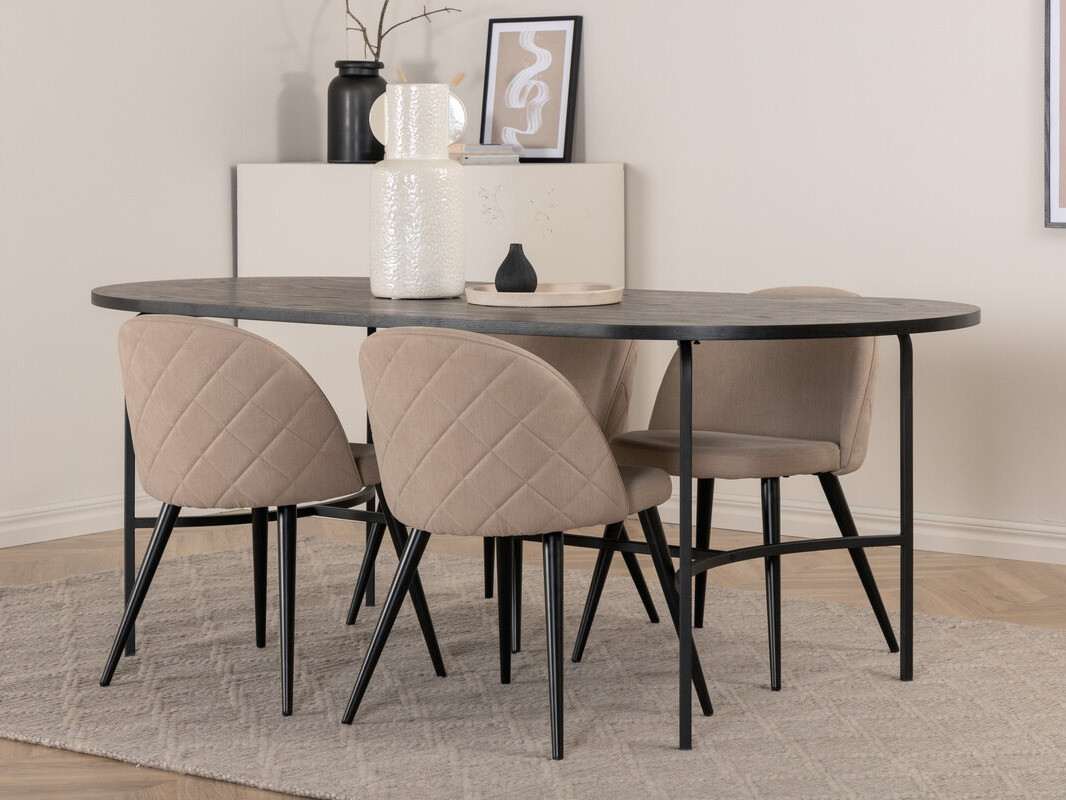 Stóll Dallas 2640 (Beige + Svartur)