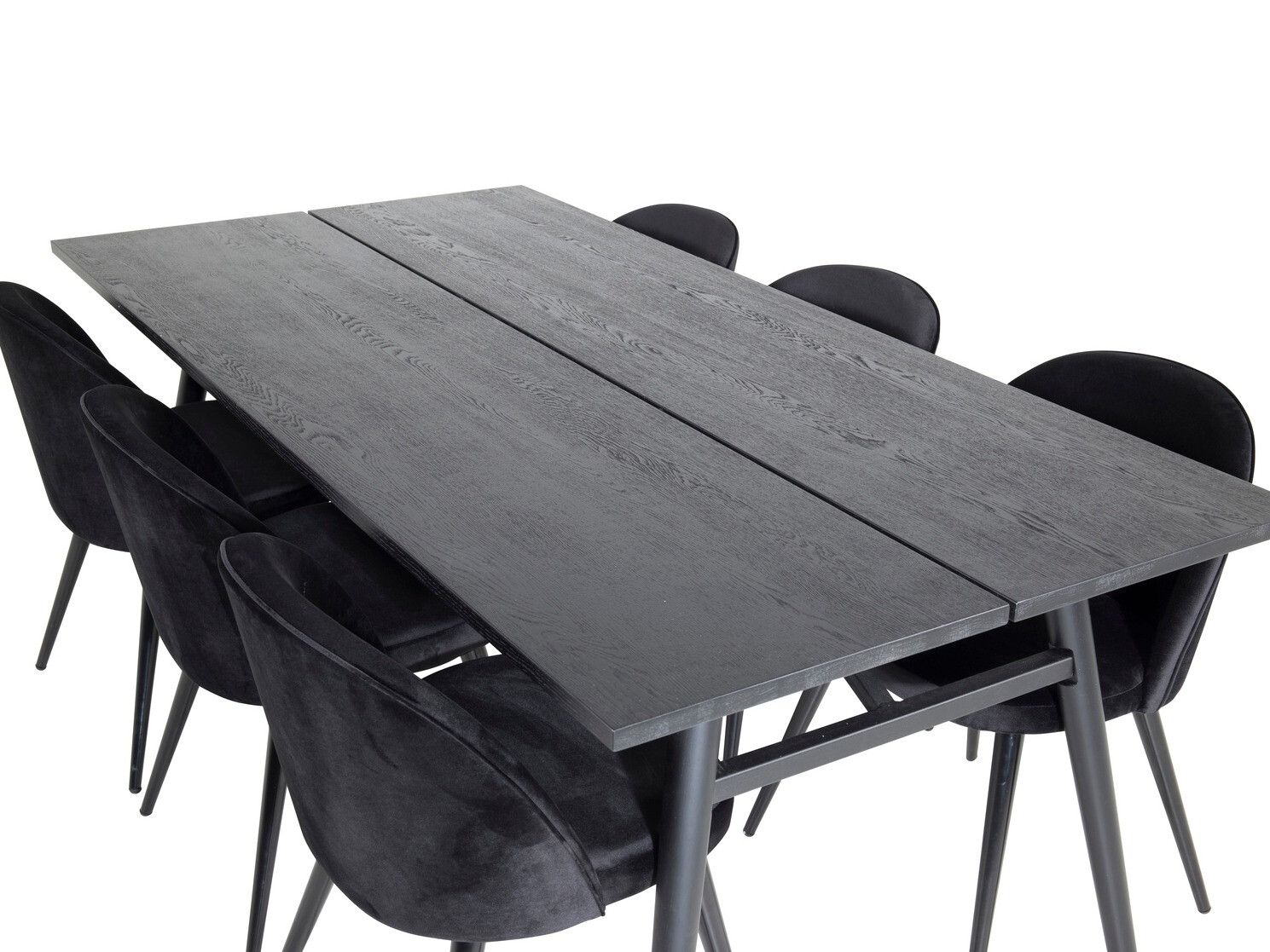 Borðstofusett Dallas 1676 (Svartur)