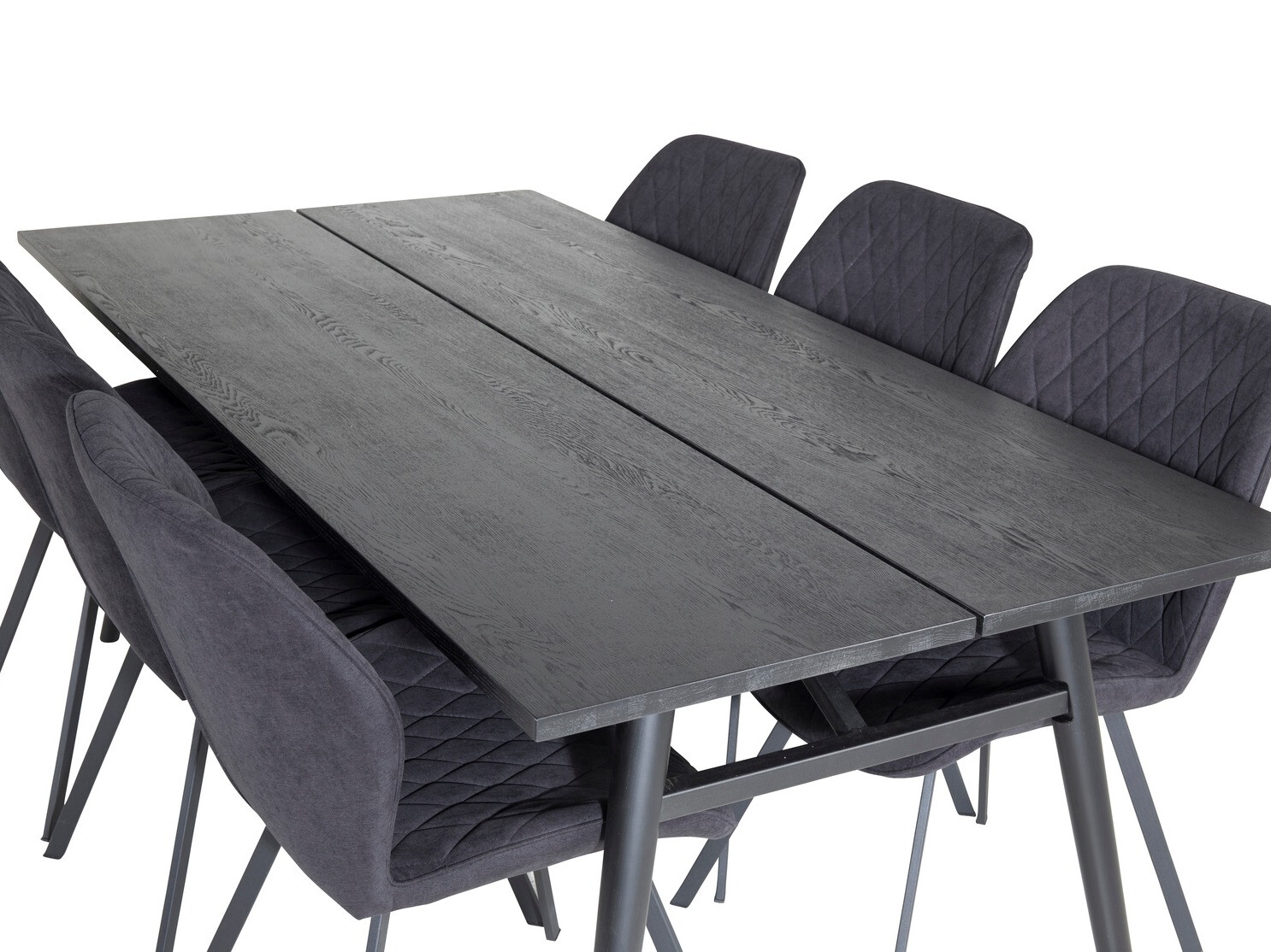 Borðstofusett Dallas 1686 (Svartur)