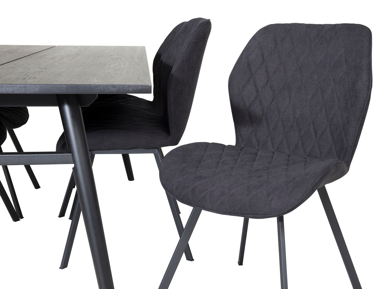 Borðstofusett Dallas 1686 (Svartur)
