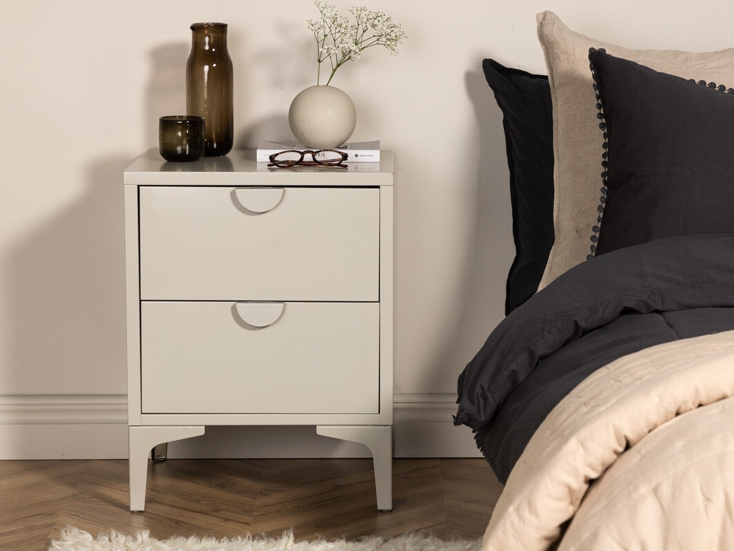 Náttborð Romcamu 101 (Beige)