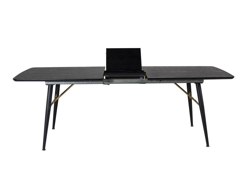 Borðstofusett Dallas 1448 (Grár + Svartur)