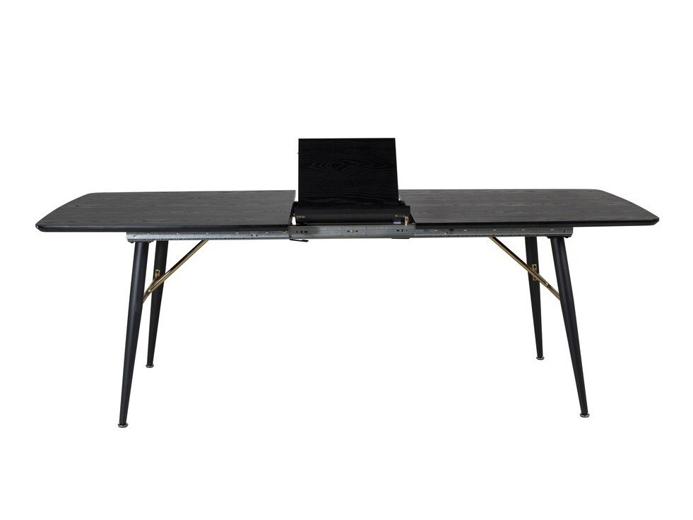 Borðstofusett Dallas 1453 (Ljósgrár + Svartur)