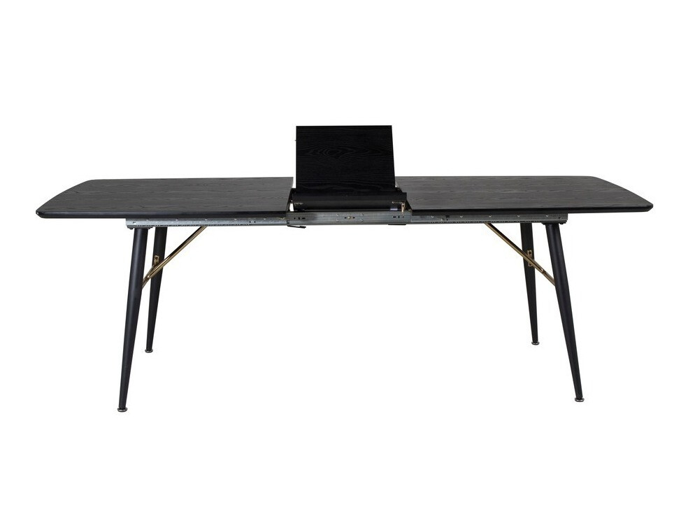 Borðstofusett Dallas 1454 (Grár + Svartur)
