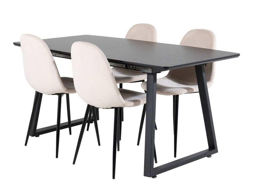 Borðstofusett Dallas 1616 (Beige)