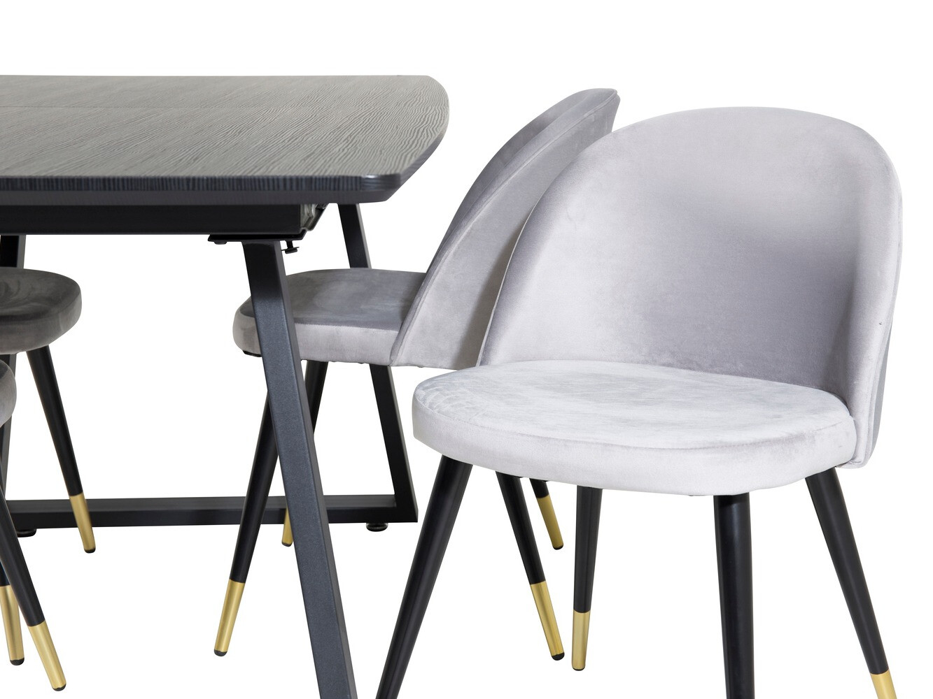 Borðstofusett Dallas 1631 (Grár)