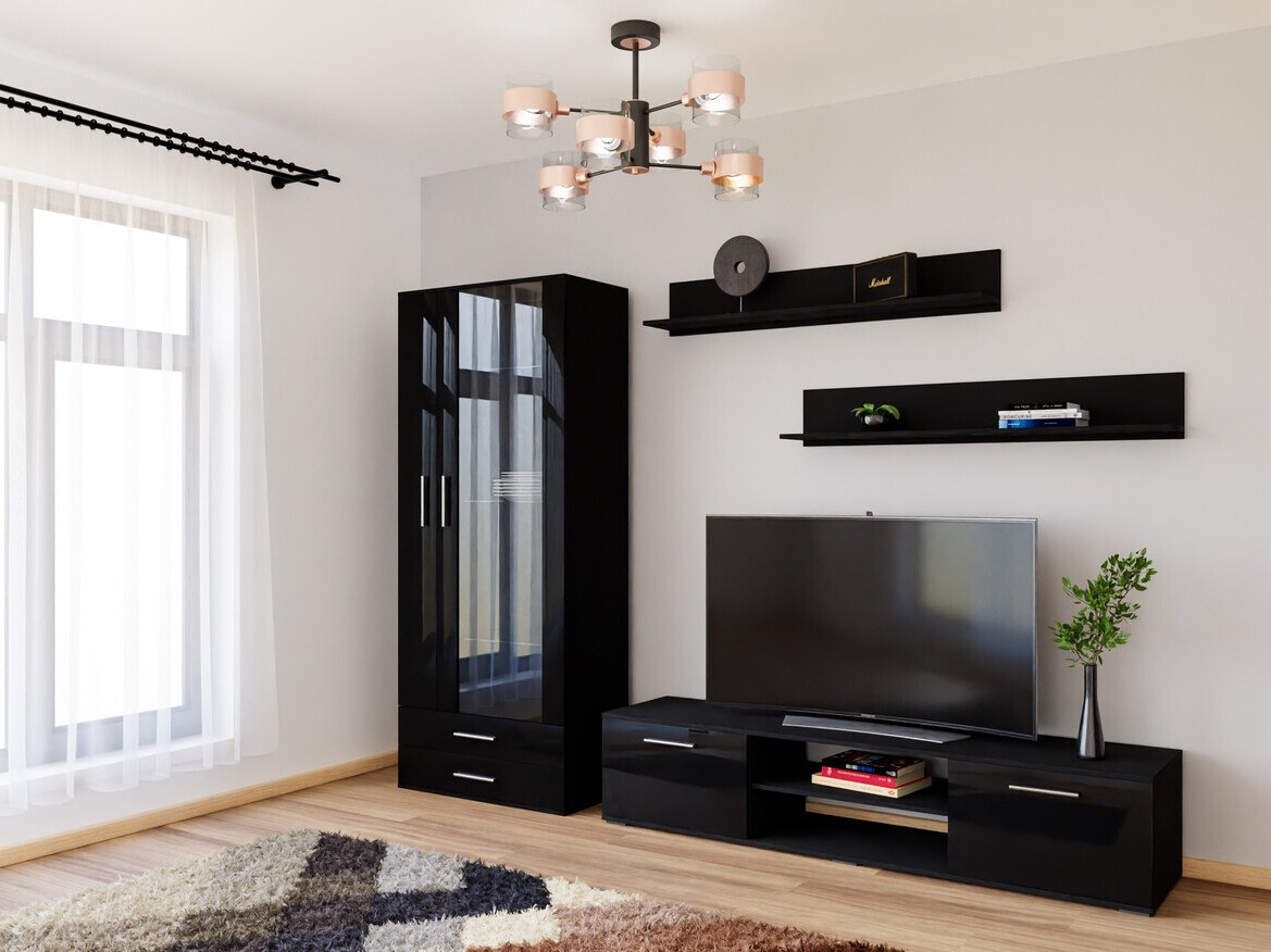 Stofusett Tornola 115 (Svartur + Svart háglans)