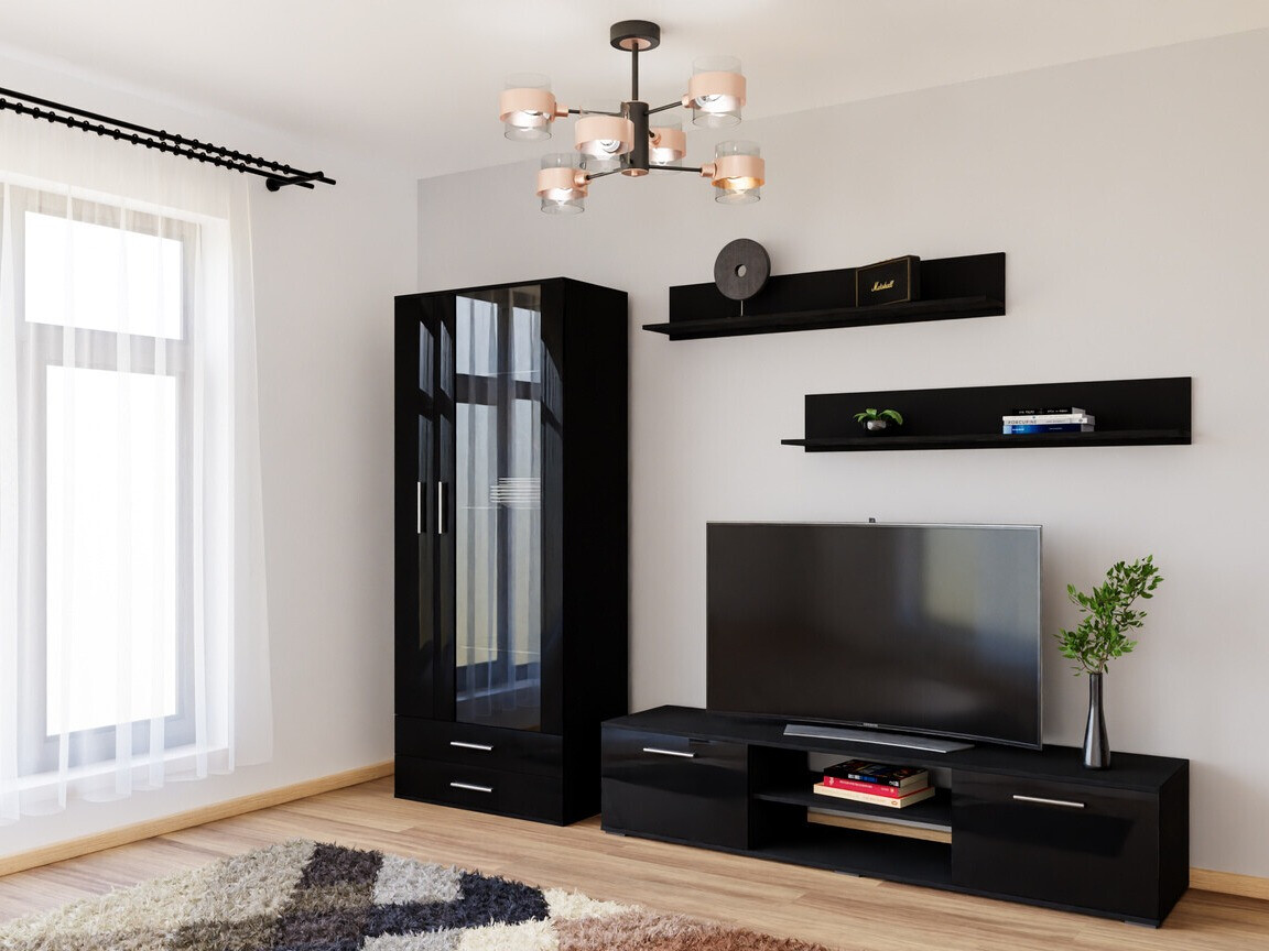 Stofusett Tornola 115 (Svartur + Svart háglans)