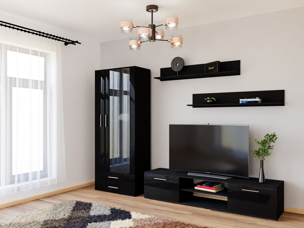 Stofusett Tornola 115 (Svartur + Svart háglans)