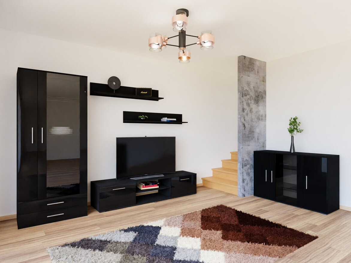 Stofusett Tornola 116 (Svartur + Svart háglans)