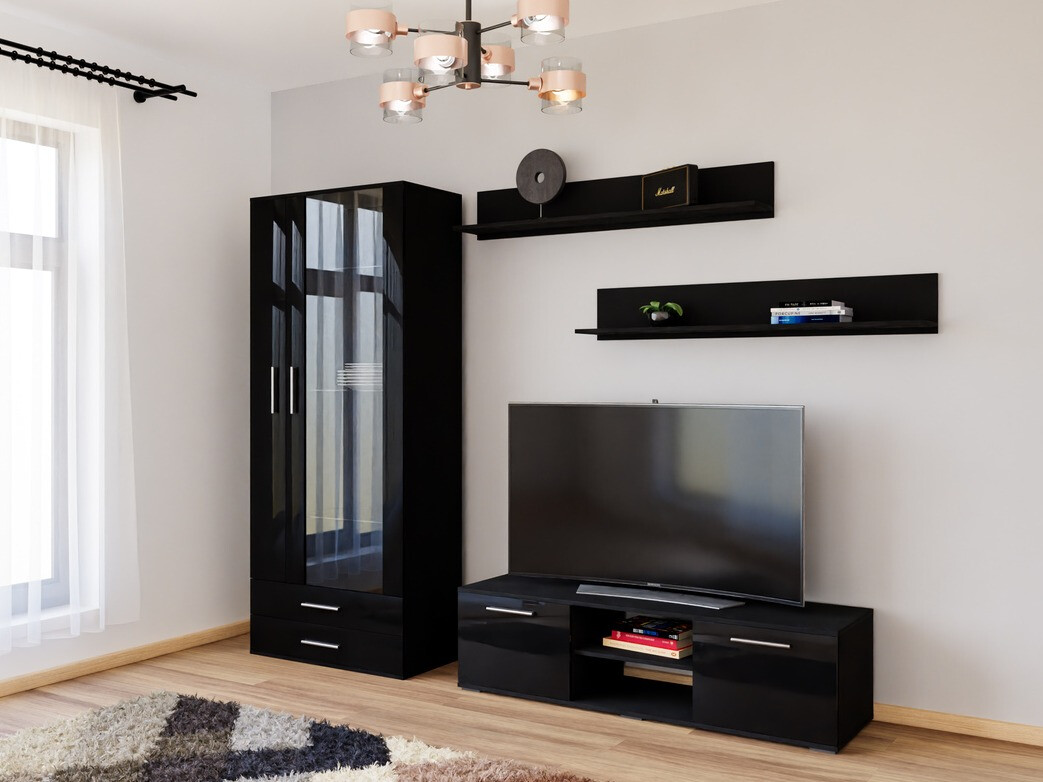 Stofusett Tornola 117 (Svartur + Svart háglans)