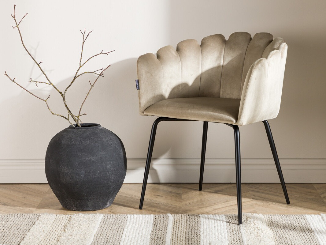 Stóll Dallas 134 (Beige + Svartur)