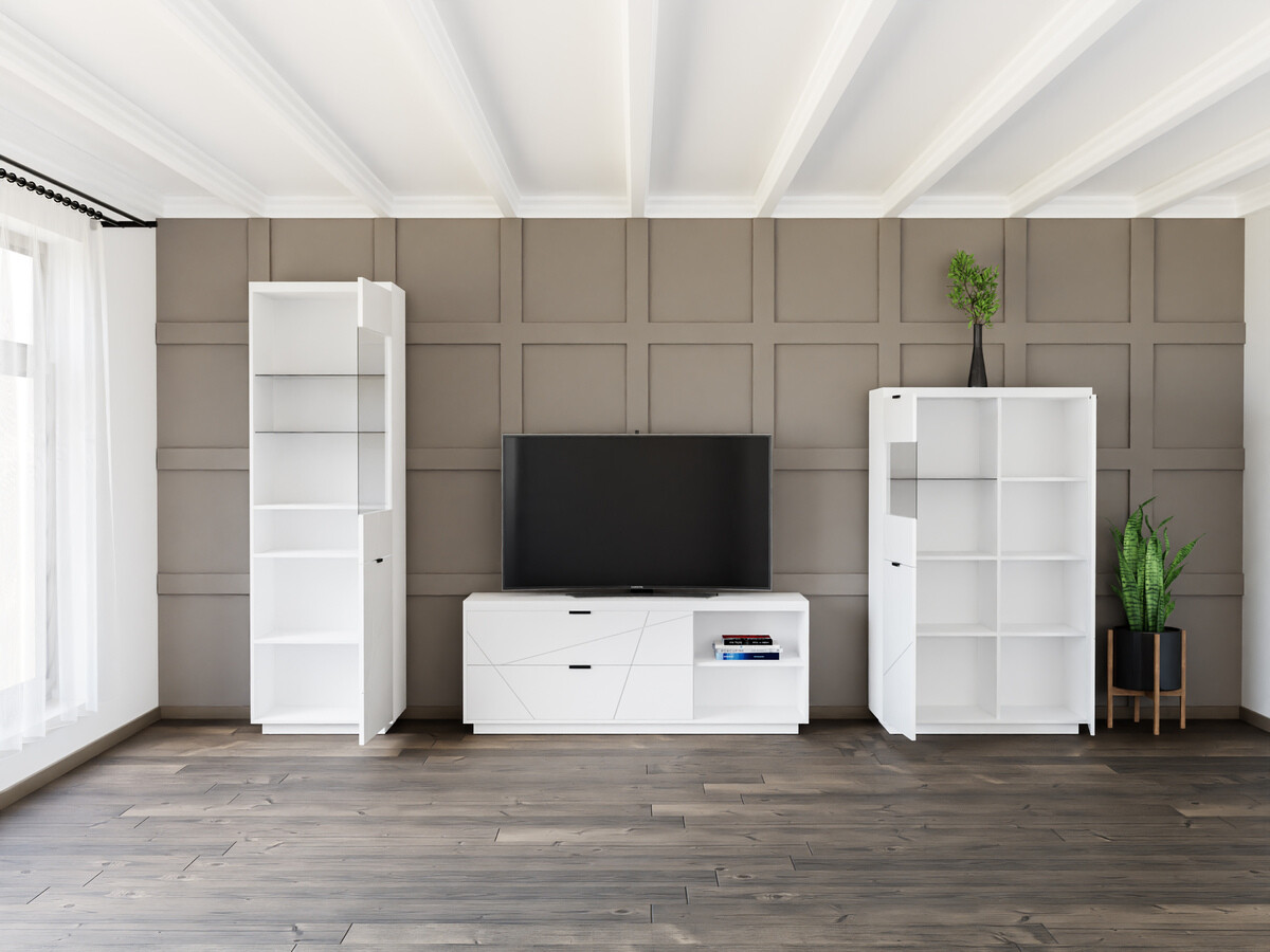Stofusett Fivale 112 (Hvítt háglans + Hvítur)