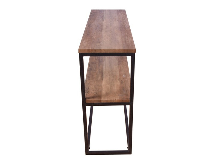Console borð Dallas 2521 (Ljósbrúnn + Svartur)
