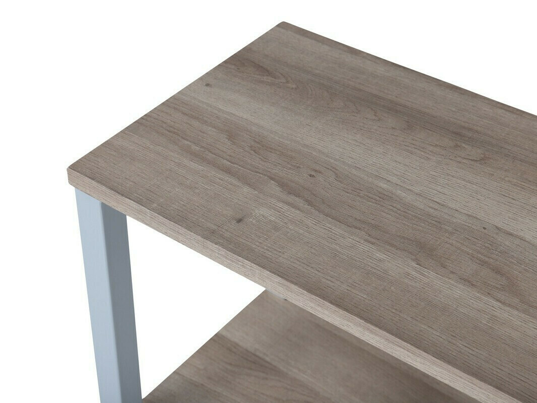 Hliðarborð Dallas 3219 (Grár + Ljósbrúnn)