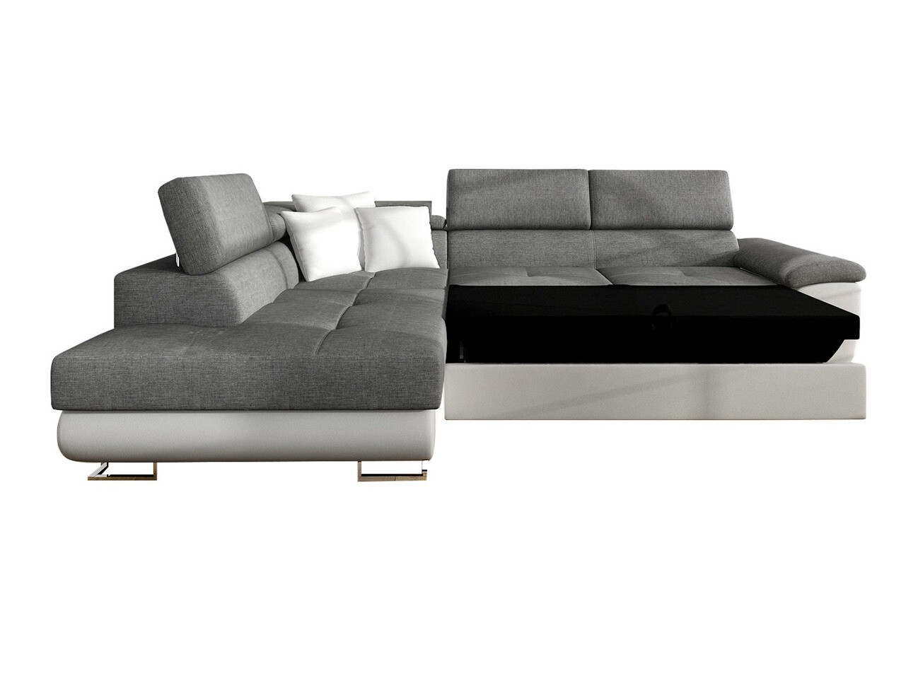 Horn­sófi Comfivo Ruta II (Soft 017 + Lux 06 + Soft 017)