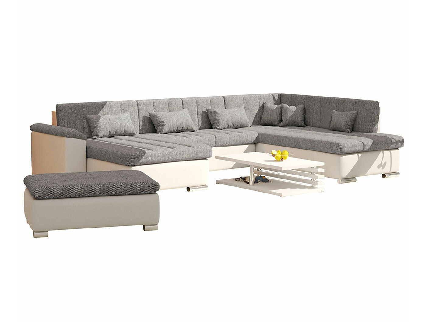Bólstrað húsganasett Comfivo Gemma I (Soft 017 + Lawa 05)
