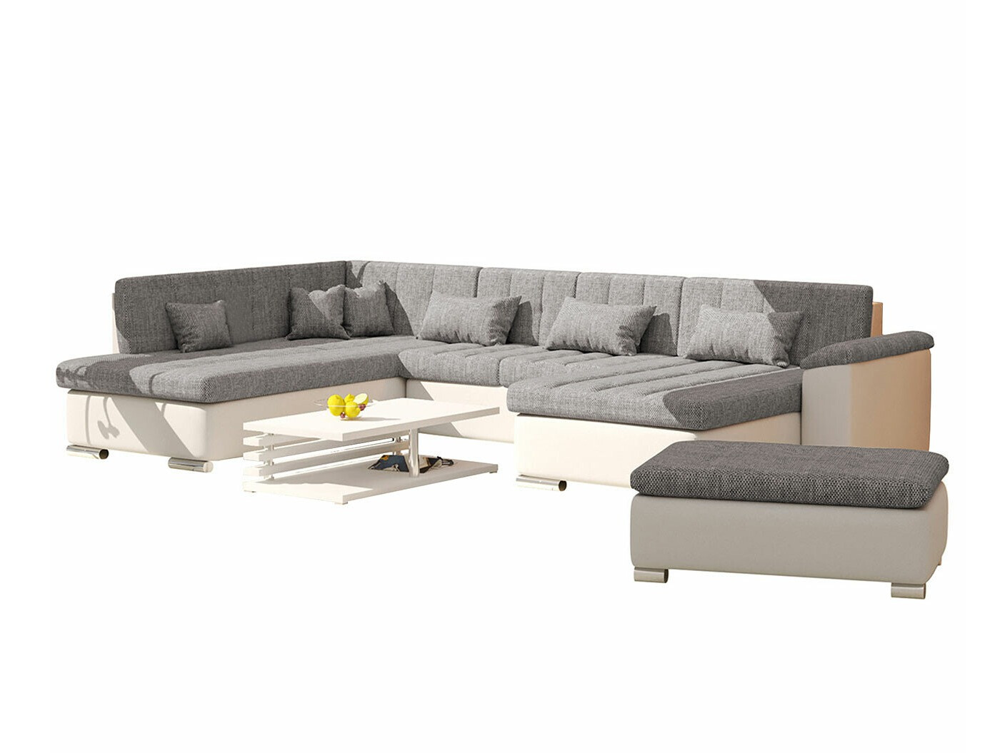 Bólstrað húsganasett Comfivo Gemma I (Soft 017 + Lawa 05)