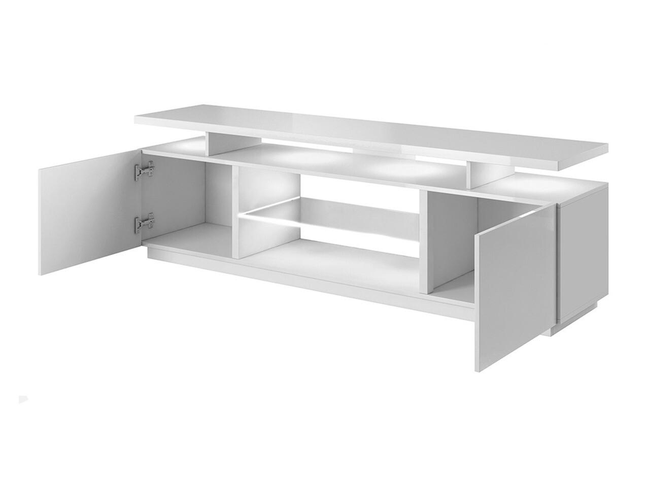 Sjónvarpsskápur Figura (Grár + Grátt háglans)
