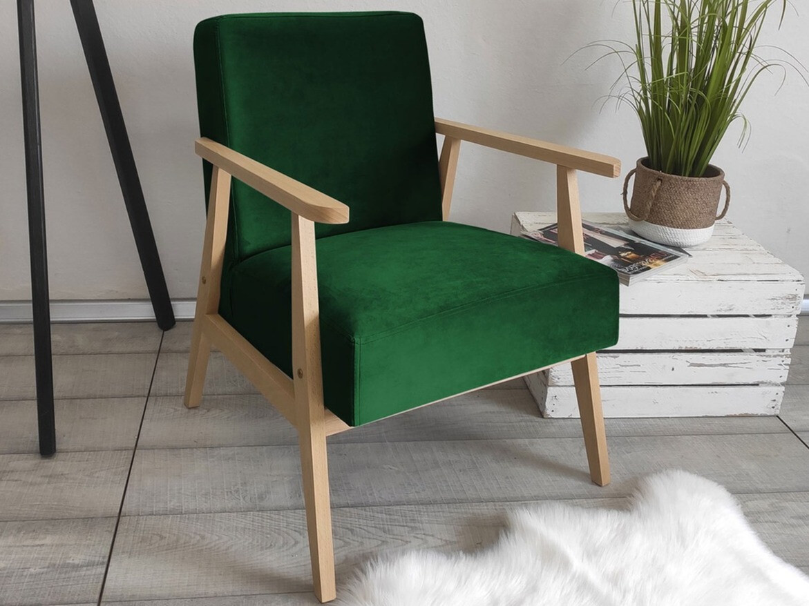 Hægindastóll Clovis 100 (Magic Velvet 2225)