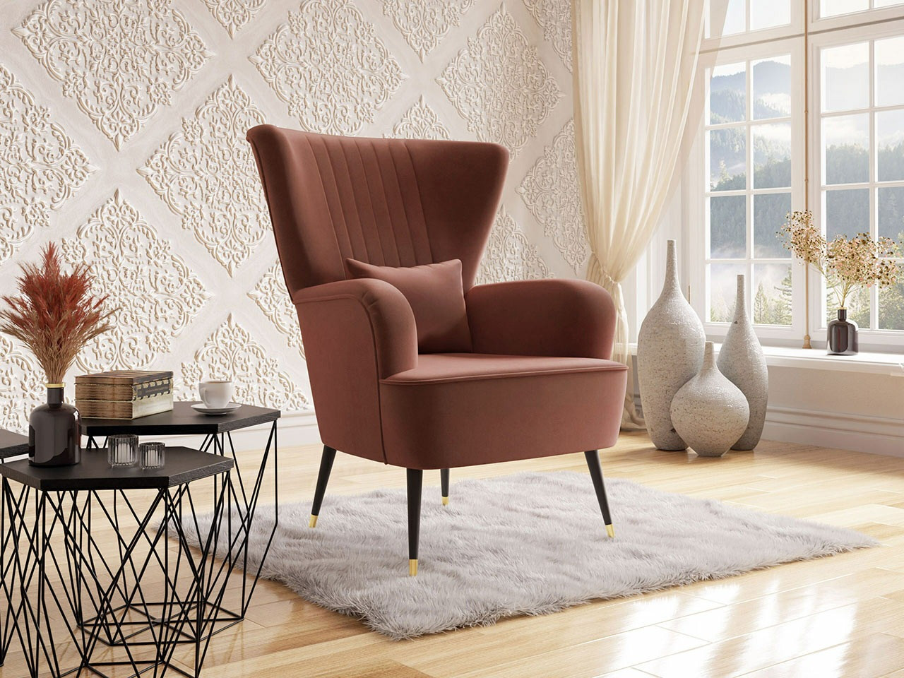 Hægindastóll Orem 111 (Magic Velvet 2258)