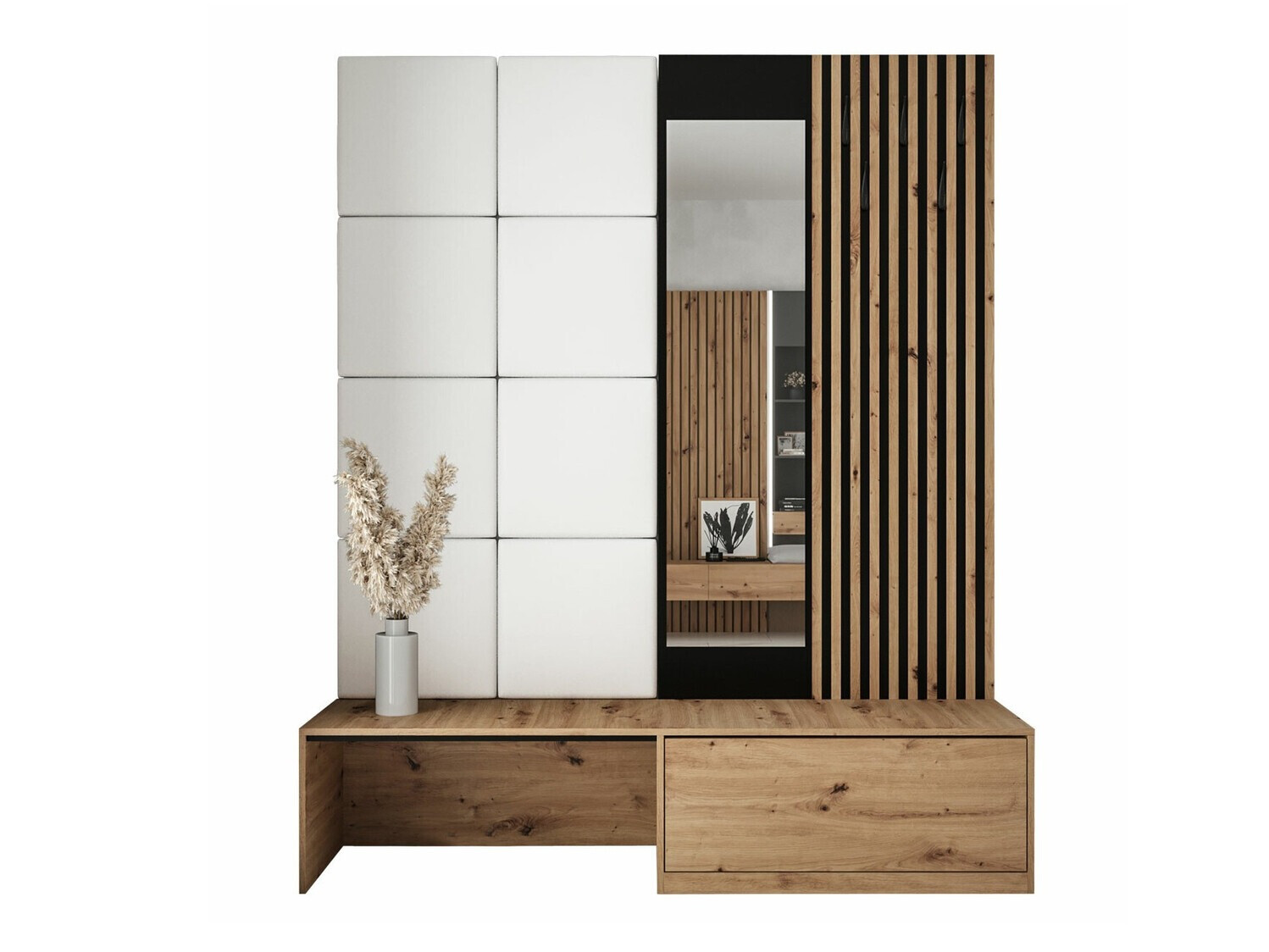Forstofusett Fabor (Artisan-eik + Soft 017)