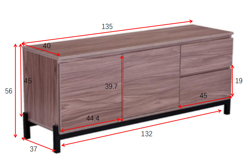 Kommóða Dallas 3238 (Valhneta)