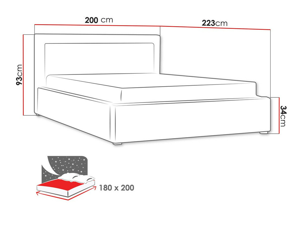 Rúm Pomona 102 (Victoria 14 866)