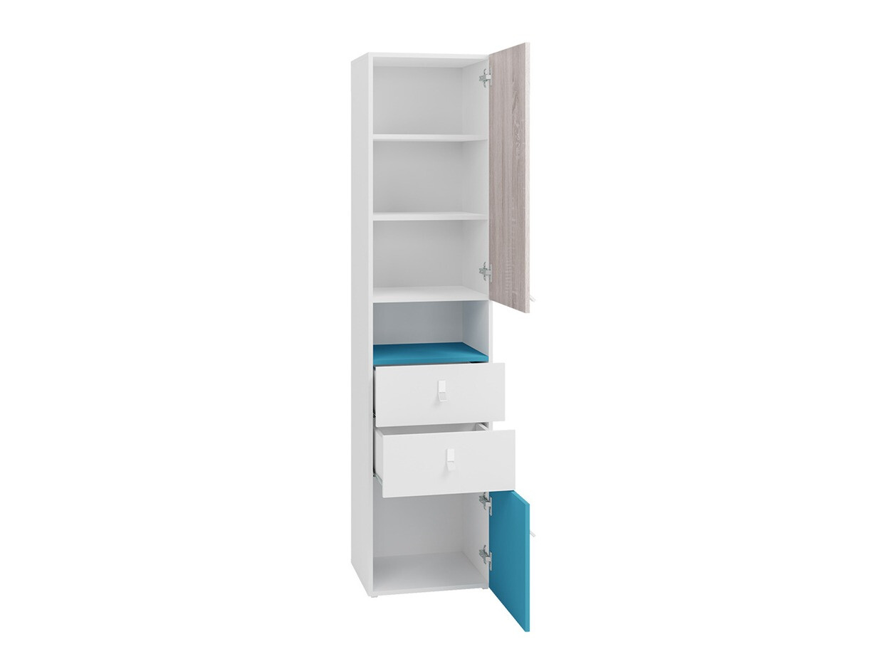 Barnaherbergissett Camteso 114 (Svartur + Eik + Beige)