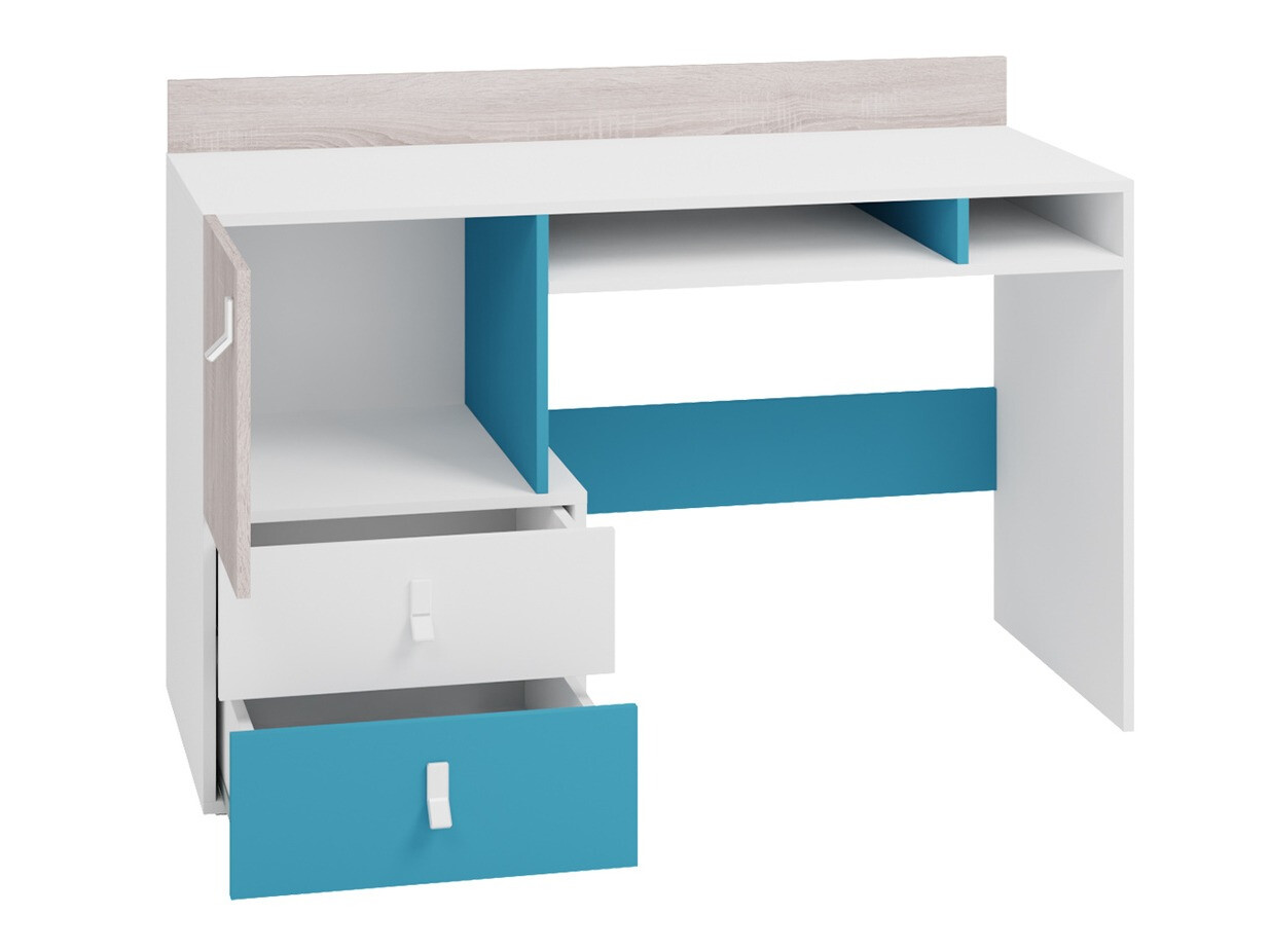 Barnaherbergissett Camteso 114 (Svartur + Eik + Beige)