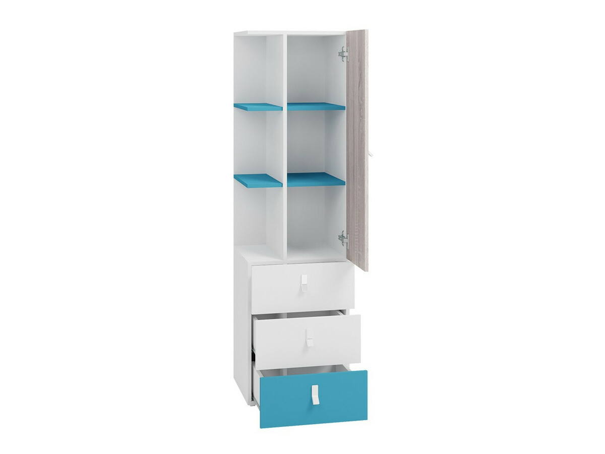 Barnaherbergissett Camteso 115 (Svartur + Eik + Beige)
