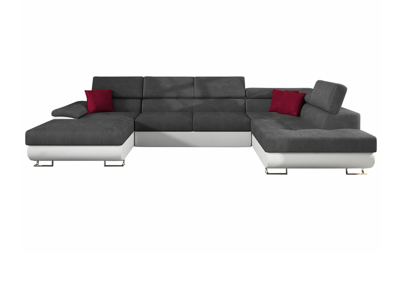 Horn­sófi Comfivo Ruta IV (Soft 017 + Uttario Velvet 2971 + Kronos 02)