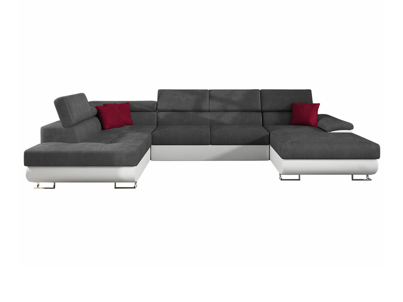 Horn­sófi Comfivo Ruta IV (Soft 017 + Uttario Velvet 2971 + Kronos 02)