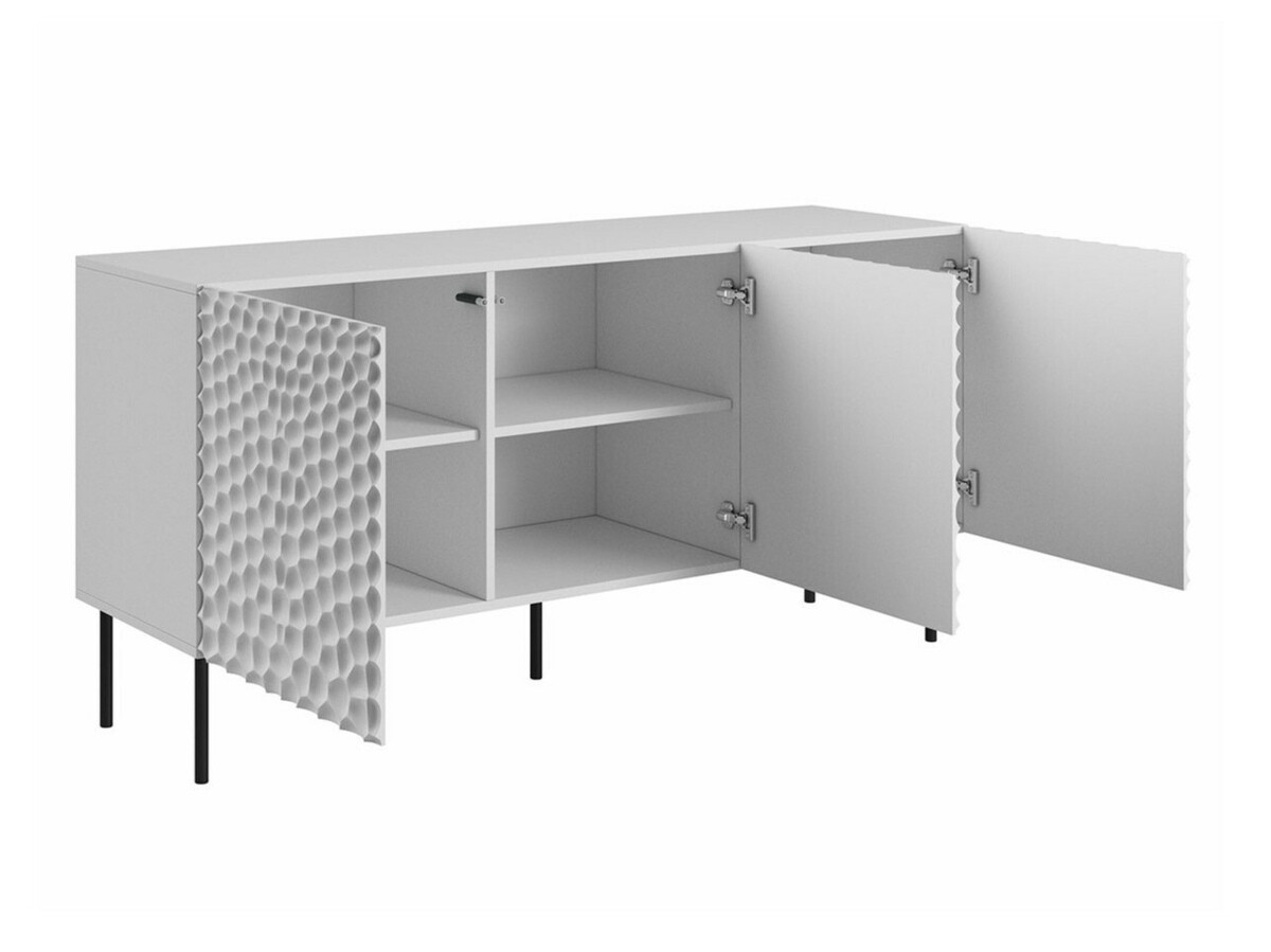 Skenkur Charlotte 169 (Svartur + Gylltur)