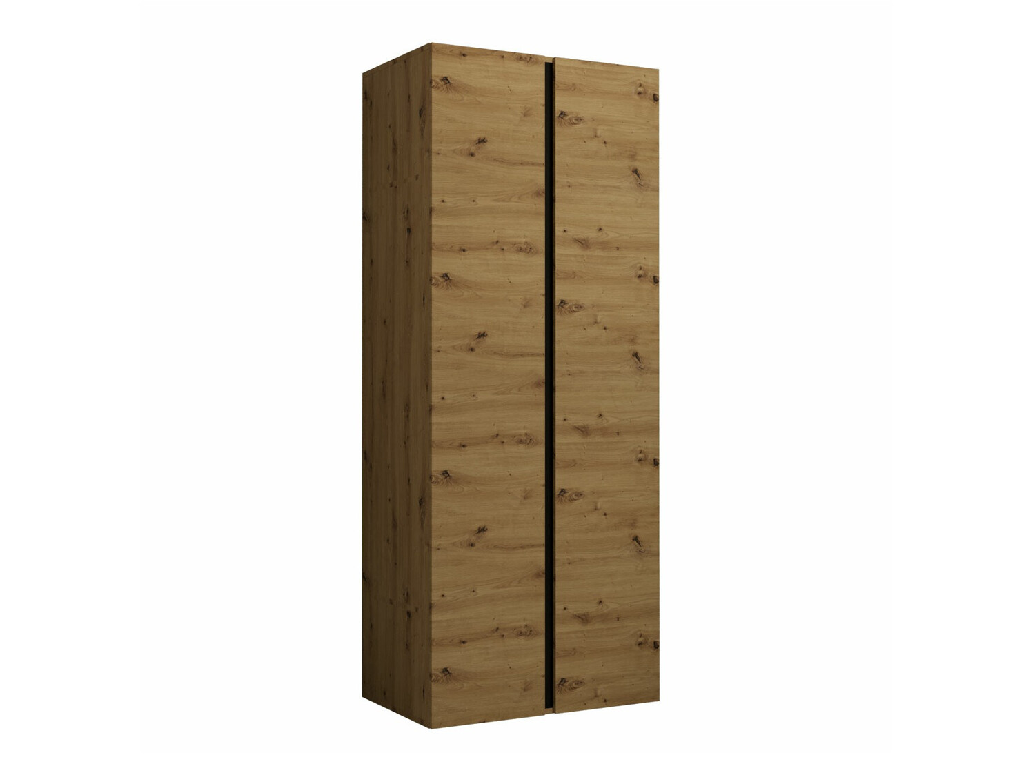 Fataskápur Pinis (Artisan-eik + Svartur)