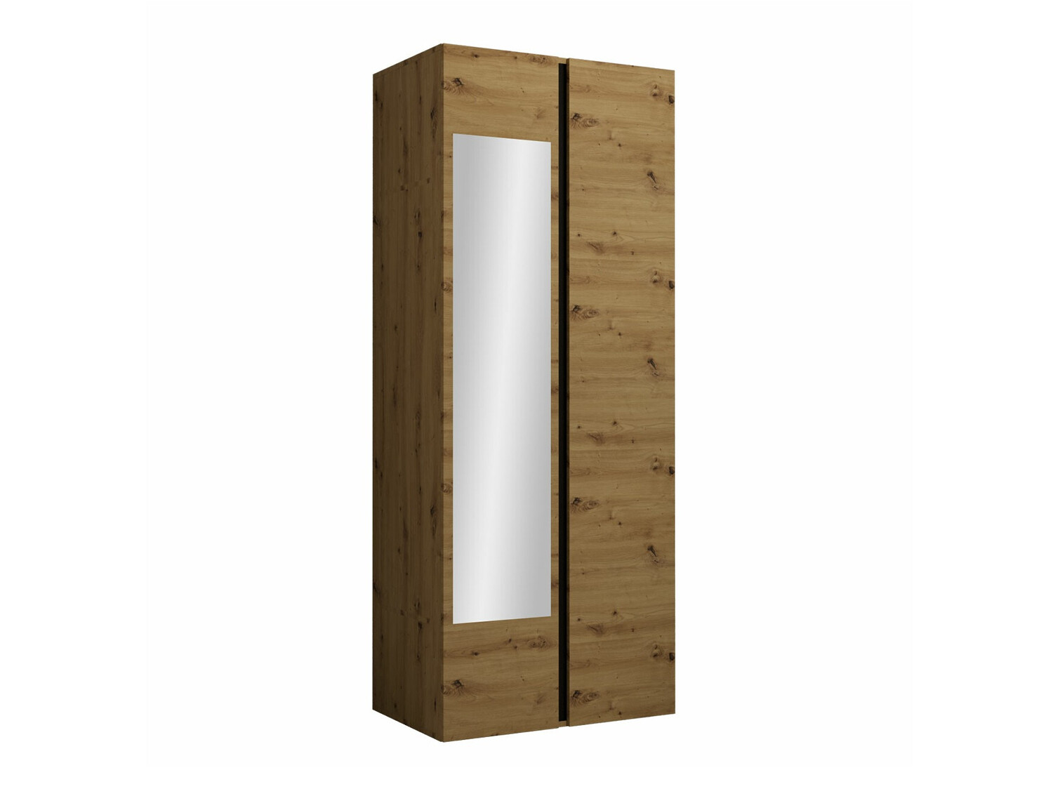 Fataskápur Pinis I (Artisan-eik + Svartur)