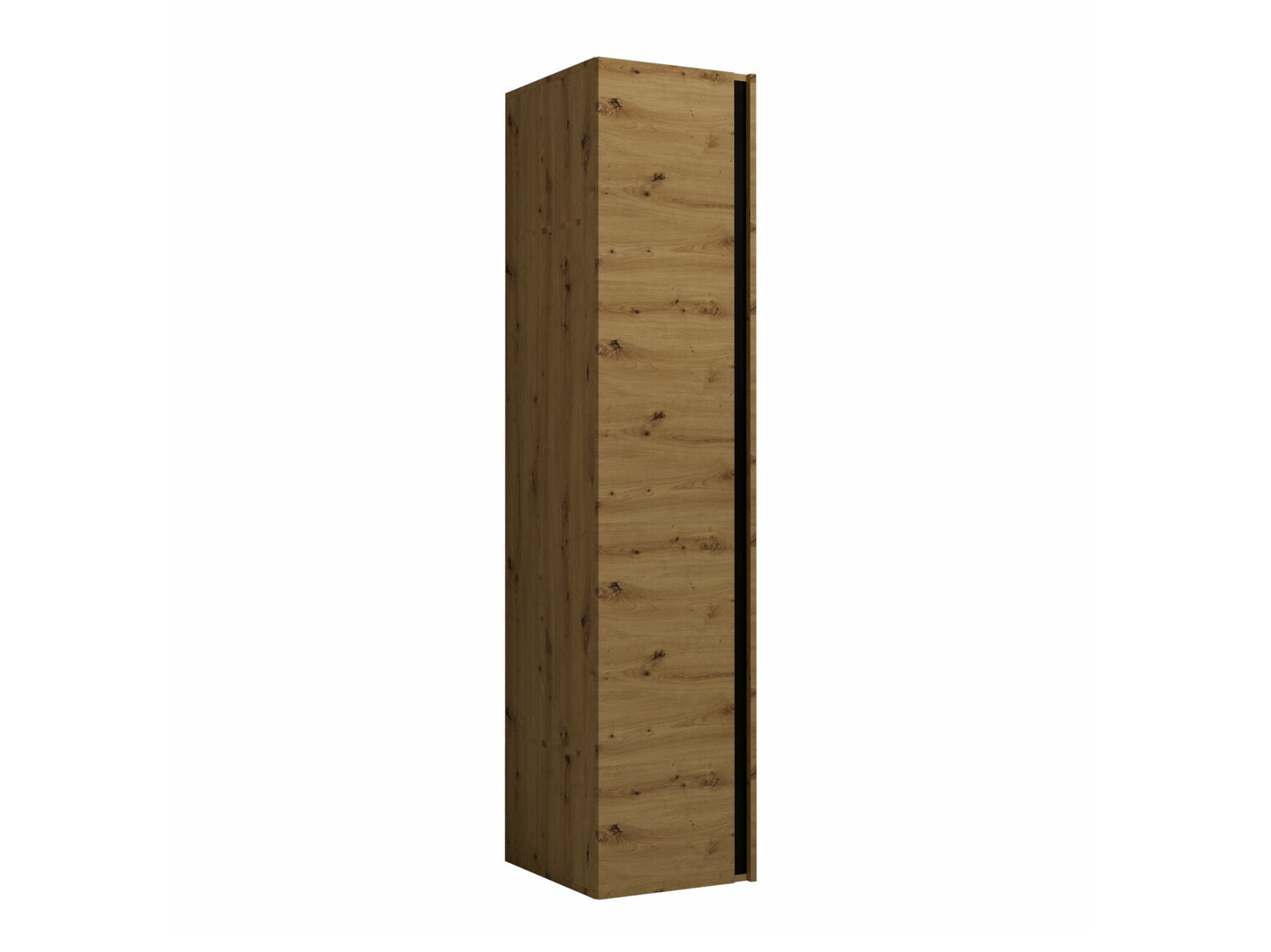 Fataskápur Pinis II (Artisan-eik + Svartur)