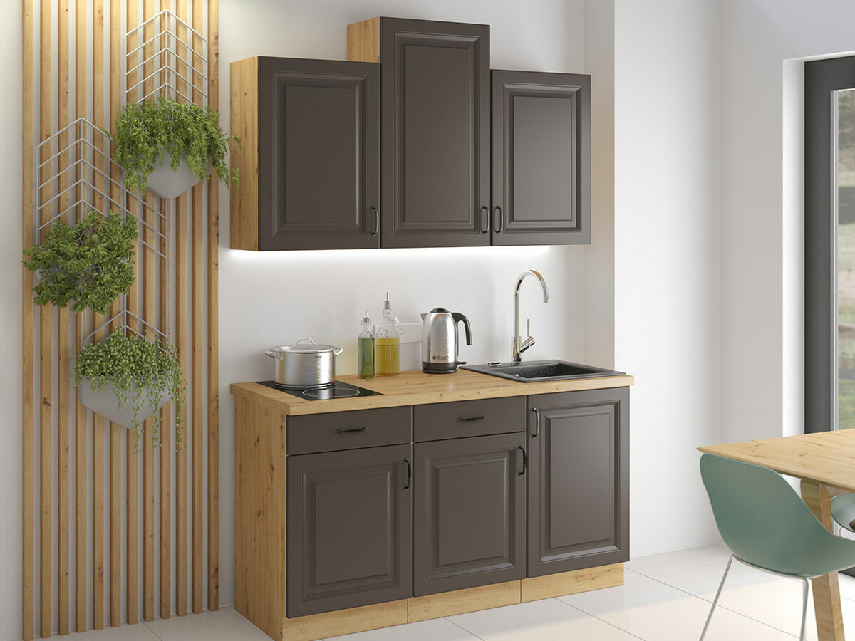 Skápaeining á vegg Retro Grey 123