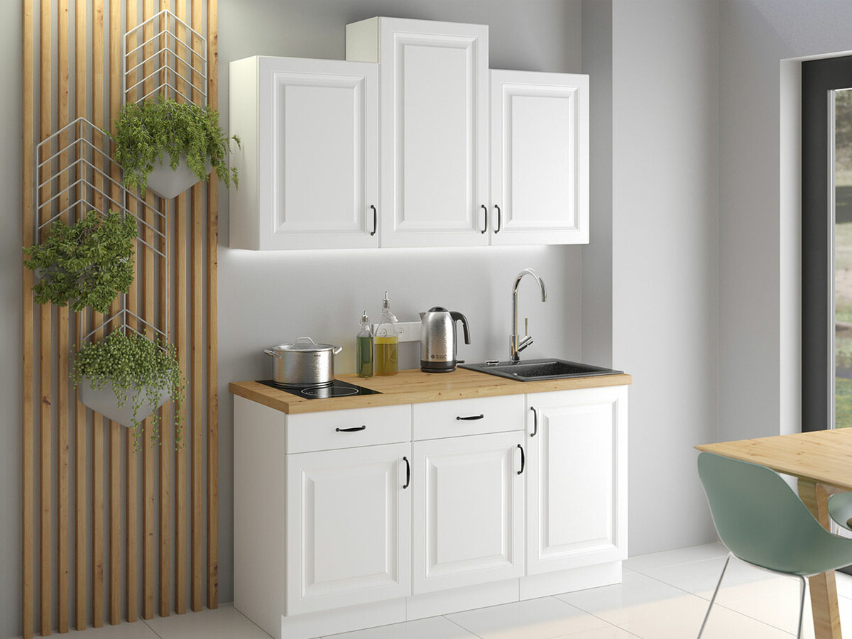 Skápaeining á vegg Retro White 123