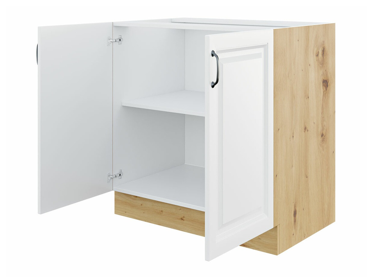 Skápaeining með hurðum Retro White 119