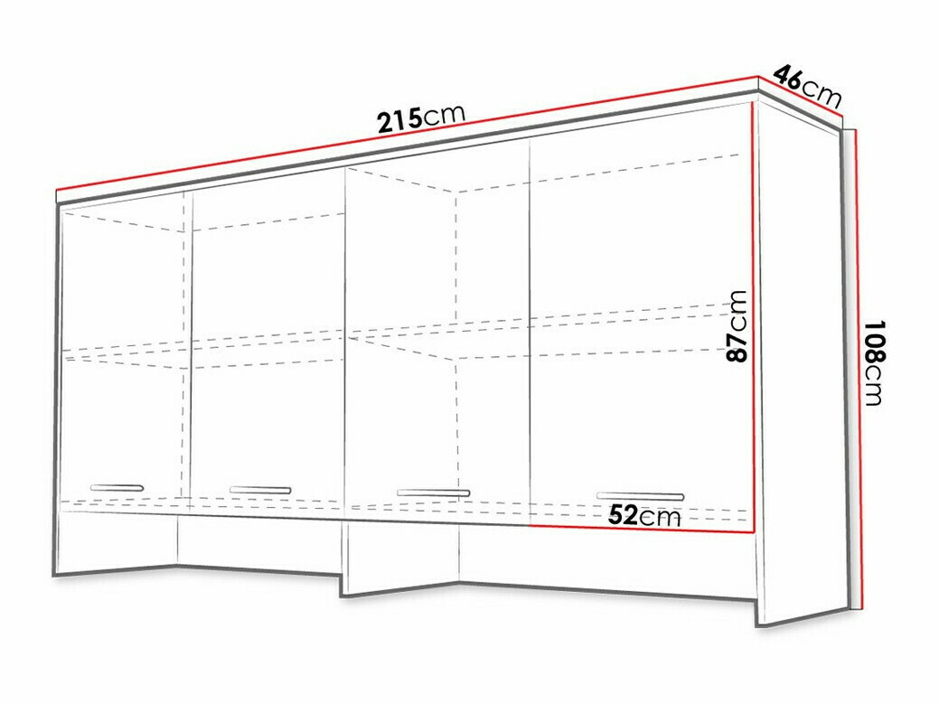 Skenkur Concept Pro Lenart II (Hvítur)