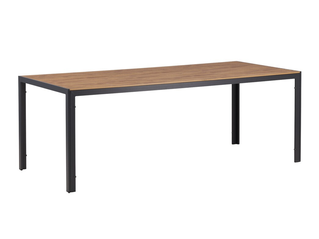 Útiborð Dallas 3890 (Svartur + Brúnn)