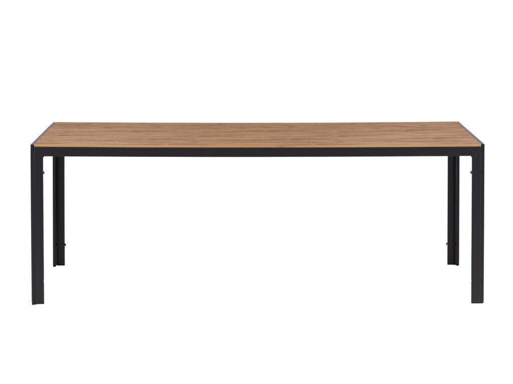 Útiborð Dallas 3890 (Svartur + Brúnn)