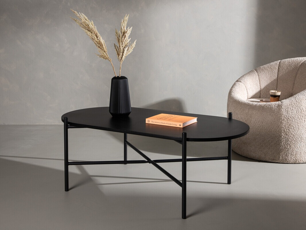 Sófaborð Dallas 4507 (Svartur)