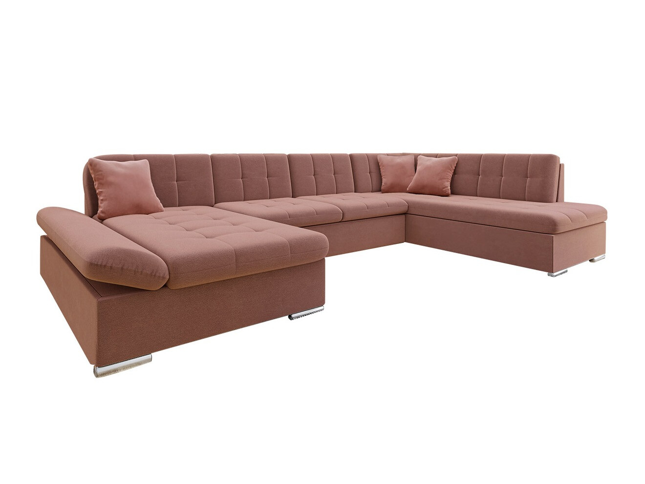 Horn­sófi Comfivo Tilia II (Venus Velvet 2918 + Magic Velet 2258)
