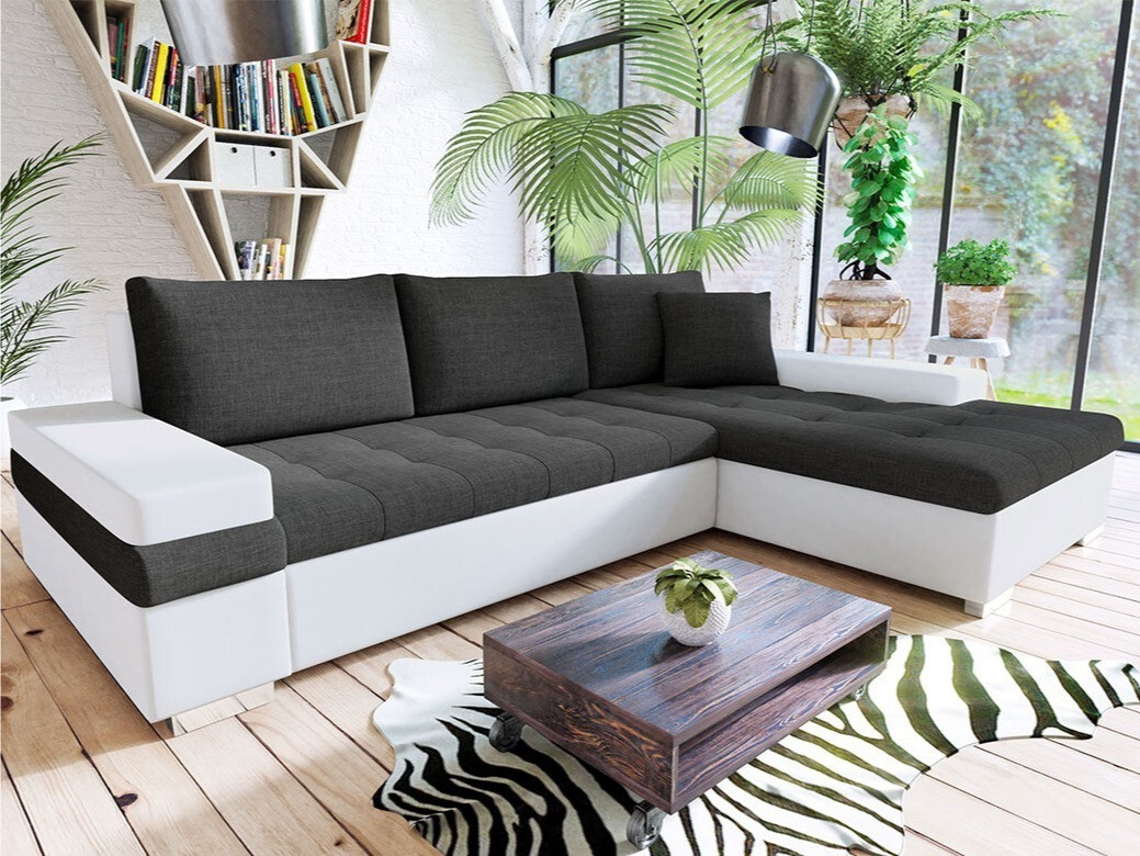 Horn­sófi Comfivo Olivetum I (Soft 017 + Lux 06)