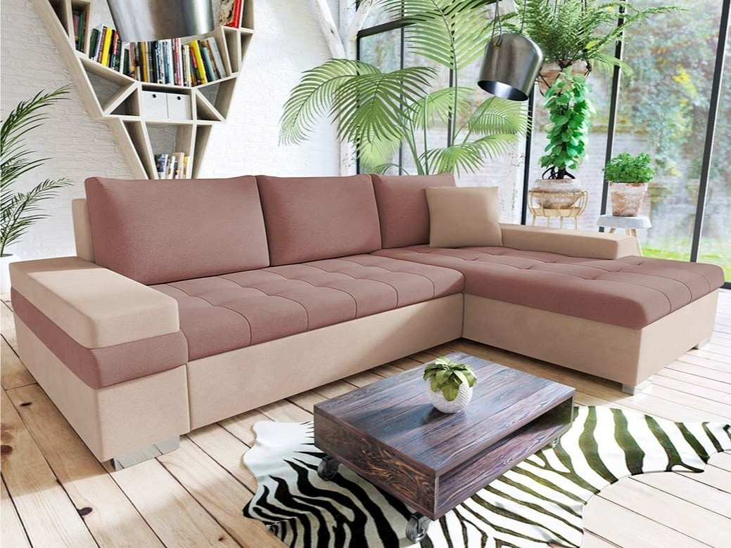 Horn­sófi Comfivo Olivetum I (Uttario Velvet 2956 + Uttario Velvet 2955)