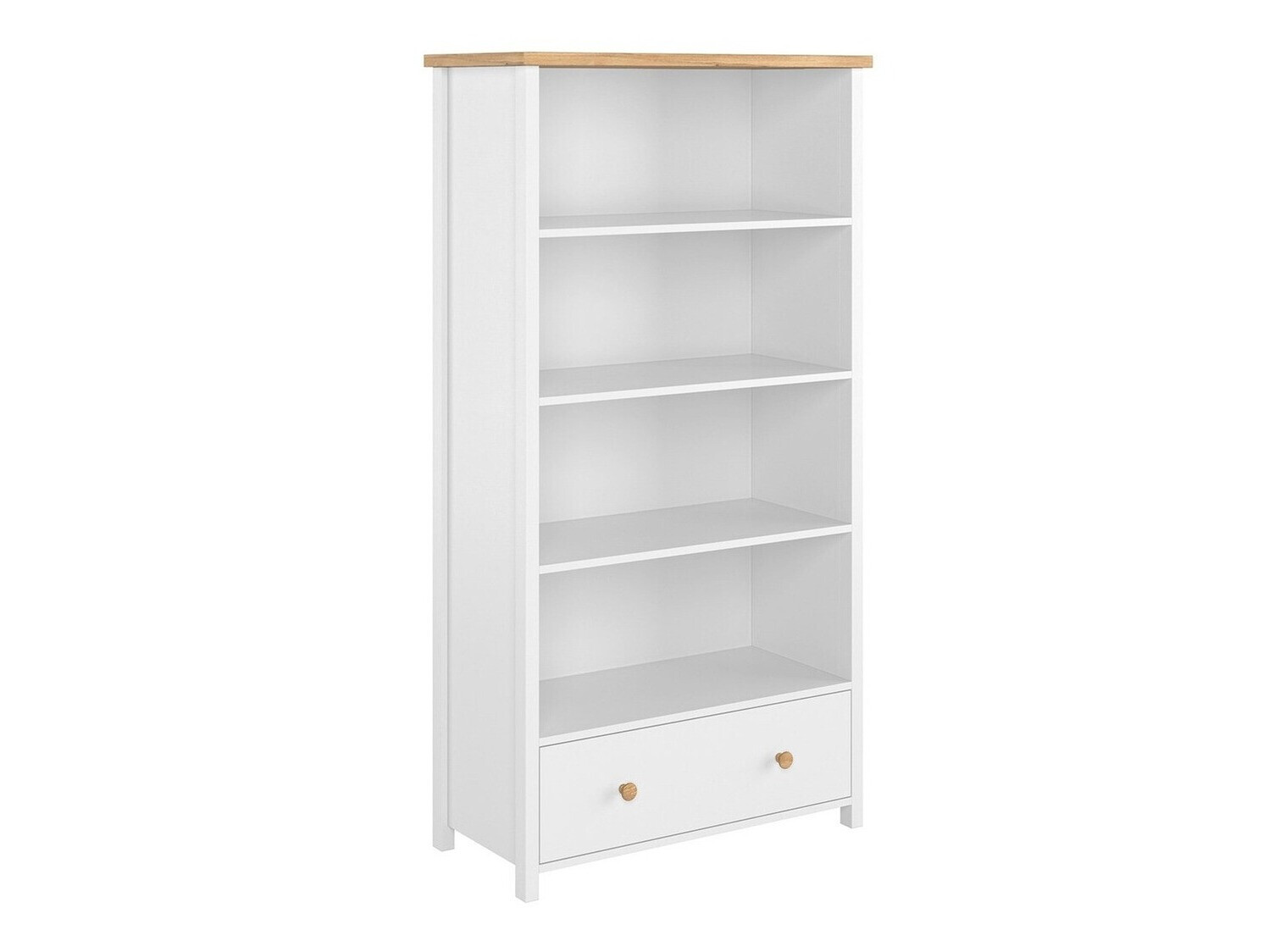 Bókahilla Romelbo 142 (Hvítur + Eik)