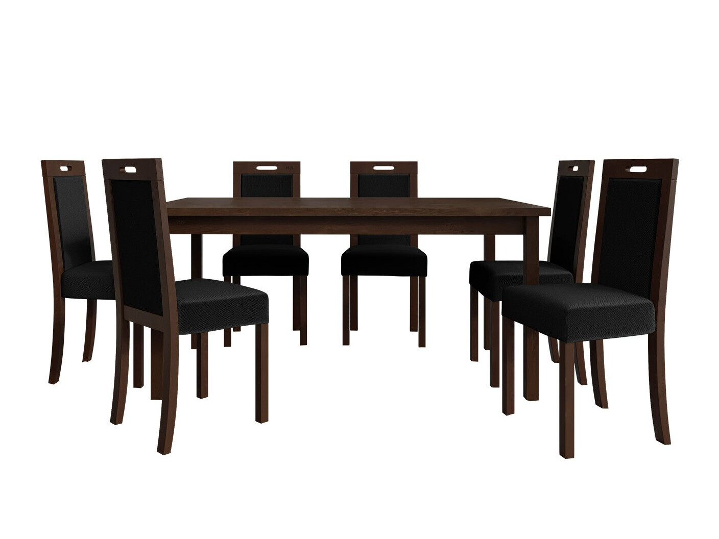 Borðstofusett Victorville 262 (Valhneta)